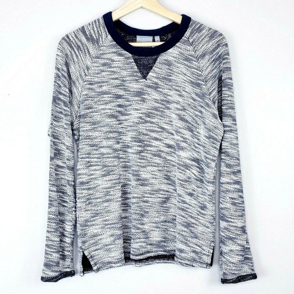 Athleta Castlepeak Slub Crew Pullover Long Sleeve Athletic Casual Sweater Size S